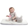 HAMIMI 50cm 20inch Reborn Baby Dolls Réaliste Mignon Poupée de Renaissance du Corps en Silicone Souple comme Un Bébé Réaliste