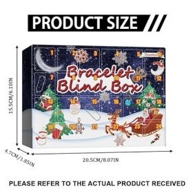 Bijoux Calendrier de lAvent Bijoux DIY Charms Bracelet Kit Bijoux de Noël 24 Jours Noël Charme Bracelet Noël DIY Bracelet en