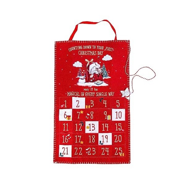 Me to You Tiny Tatty Teddy Calendrier de lAvent à suspendre – Premier Noël de bébé