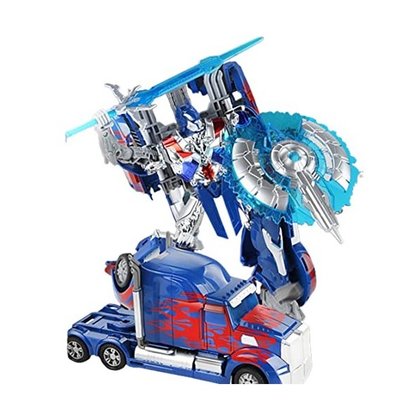 SPIRITS Jouets Transformbots : Poupées Mobiles daction LX601 OptimumPrime Prime, Robots Jouets, Jouets for Enfants De Ans Et