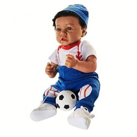 22 "Pouces Reborn Bébé Poupée Garçon Réaliste Corps Complet Jouets en Silicone 58Cm Vraie Vie Reborn Nouveau-Né Bébé Poupées 