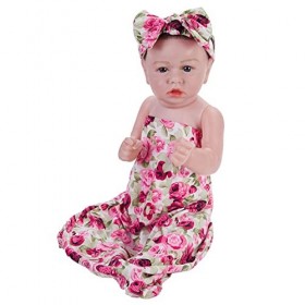 Réaliste 22 Pouces 58 Cm Reborn Bébé Fille Poupées en Vinyle Souple Silicone Bébés Faits À La Main Semble De Vrais Tout-Petit