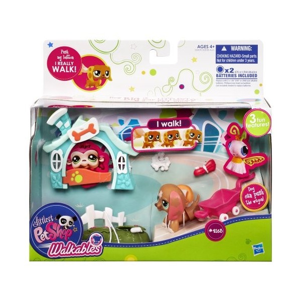 Littlest PetShop Walkables Chien transporte ses os 2163