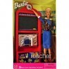 Barbie Teacher Doll w/ School Room Backdrop