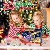 Toyzey Calendrier de lAvent 2023, Cristaux Calendrier de lAvent Enfant Fille Jouet 3-12 Ans Cadeau Enfant 3-12 Ans Fille Jo