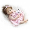 56Cm Simulation Baby Rebirth Doll Silicone Waterprood Jouet Compagnon De Natation Bébés Réalistes Reborn Silicone Nourrir Pou