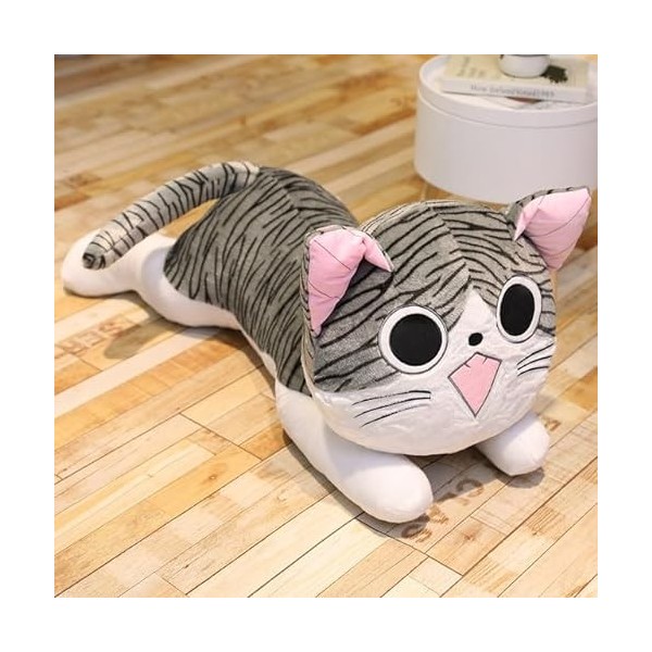 NOpinz Chaton Peluche Chat Peluche poupée Animal poupée Chat Peluche Jouet Oreiller Enfants Cadeau 100cm 1