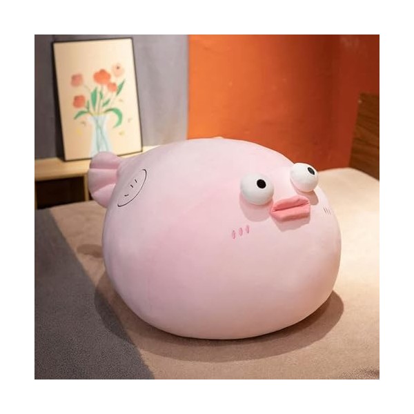 NOpinz Géant Mignon Poisson-Globe Peluche Jouet en Peluche Kawaii Poisson poupée Poisson-Globe Peluche câlin Doux Oreiller Ca