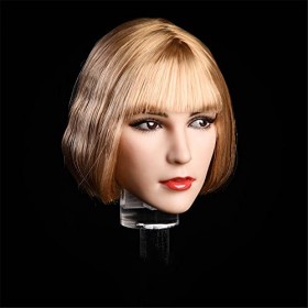 HiPlay Tête sculptée de femme à léchelle 1/6, charmante tête de poupée de fille pour figurine daction de 30,5 cm TBLeague J