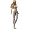 OBEST TBleague Figurine daction commune pour fille, avec coiffure, blanc S37 