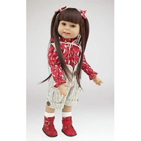 HAMIMI Reborn Baby Dolls Soft Silicone Body Girl 60cm 24inch Rebirth Baby Dolls Handmade Lifelike Like A Lifelike Baby