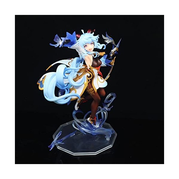 2022 nouveau exquis 29CM Anime jolie fille Gan Liao figurine daction Gan Yu Plenilune vue fixe Keqing/Paimon/Klee Statue PVC