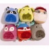 Lot de 6 mini poupées en peluche Squishmallows Cozy Squad Raton laveur Mammouth Dino 12,7 cm Little Ultrasoft officiel Kelly 