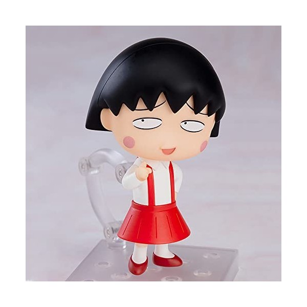 Poupée Cherry Maruko Q Version 丨 Forme dynamique, conception de joint mobile 丨 Matériau PVC, peinture de haute qualité 丨 Déco