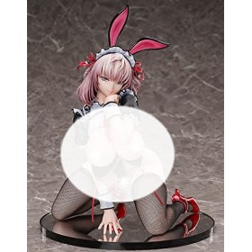 IMMANANT Statue de Fille de Figure danime Nogami Sara - 1/4 - Bunny Ver. Figurine Ecchi Les vêtements sont Amovibles Jouet/p