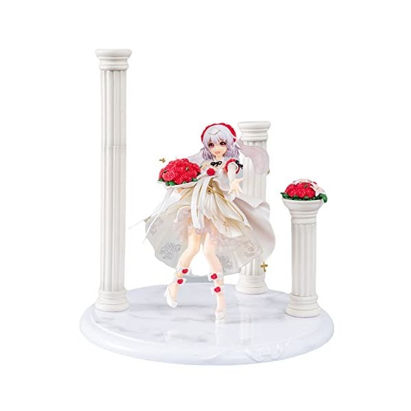 NATSYSTEMS Chiffre danime Honkai Impact 3rd Theresa Apocalypse Robe de mariée à léchelle 1/8 Ver. Jolie poupée Modèle Décor