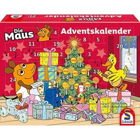 Schmidt Spiele Calendrier de lAvent La Souris Multicolore 40614