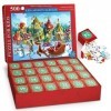HappyGoLucky Calendrier de lavent Enfant 2023, Puzzle 24 * 20 500 Pièces Enfant 3-12 Ans Cadeau de Noel Enfants Calendrier