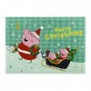 UNDERCOVER PIHP8025 Peppa Pig Calendrier de lAvent pour enfants, multicolore, env. 45 x 32 3 cm