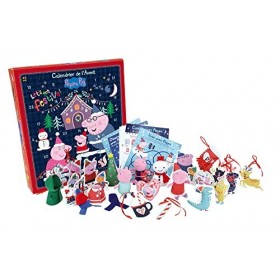 JEMINI PEPPA PIG CALENDRIER DE LAVENT CONTENANT 35 PIECES 36 X 39.5 CM