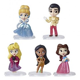 Disney Princesses Comics - Pack de 5 poupees Figurines pailletées