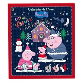 JEMINI PEPPA PIG CALENDRIER DE LAVENT CONTENANT 35 PIECES 36 X 39.5 CM