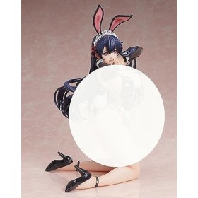 PelcoR Ecchi Anime Figures - Original - Sawara Ayaka - 1/4 - Bunny Ver. /Vêtements Amovibles/Poitrine Souple/modèle de série 
