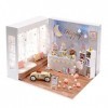 WonDerfulC Kit de maison de poupée miniature 3D avec meubles en bois Série 1:12 Jouets à assembler soi-même Maison pour adult