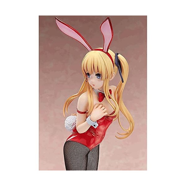 RIZWELLA 1/4 Lapin Version Eriri Spencer Sawamura Anime Figure Figure Complète Poupée Statue Otaku Collection Ornement Jouet 