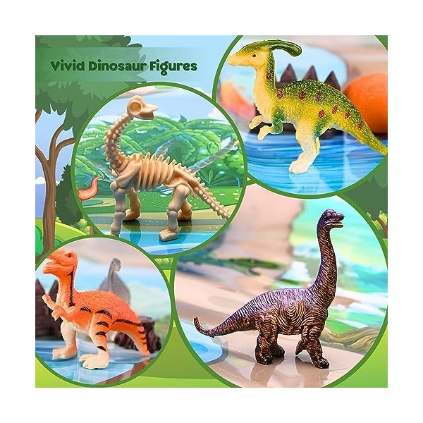 Calendrier De L'Avent Dinosaures 2025 - 24 Figurines Dinosaures, Jouets éducatifs Pour Enfants - Cadeau De Noël Garçon