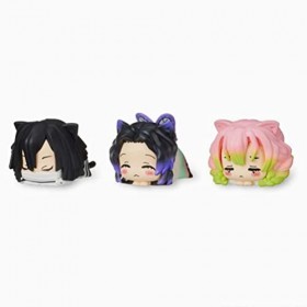 YLJXXY Action Anime Figures Demon Slayer 3 pcs de Set Dessin animé Poupée Modèle Poupée PVC Statues Statues Toys Figurine