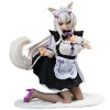 PIELUS Figurine Ecchi Nekopara - Noix de coco et Azuki - 1/4 Femme de ménage Figure de fille danime Vêtements amovibles Figu