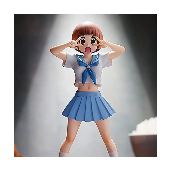 Figurines de poupée mankanshoku mako 丨 Modélisation statique, matériau PVC, peinture de haute qualité 丨 Hauteur de décoration