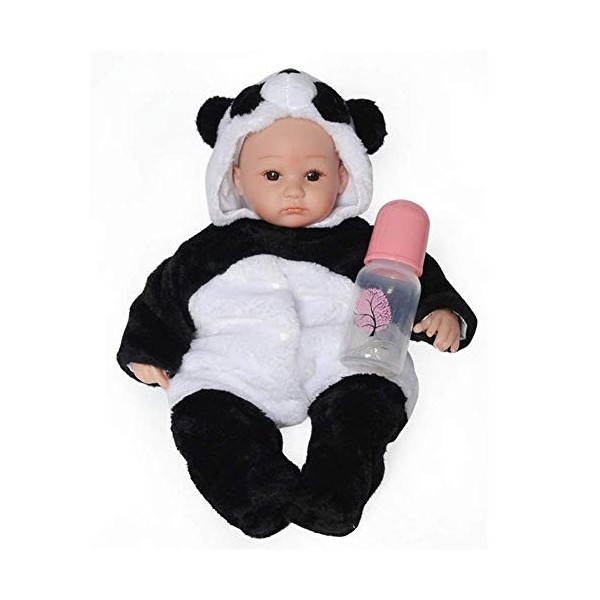 Reborn Baby Dolls, 45Cm Reborn Doll Simulation Jouets pour Enfants Corps Réaliste Les Vêtements De Poupée Peuvent être Enlevé