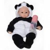 Reborn Baby Dolls, 45Cm Reborn Doll Simulation Jouets pour Enfants Corps Réaliste Les Vêtements De Poupée Peuvent être Enlevé