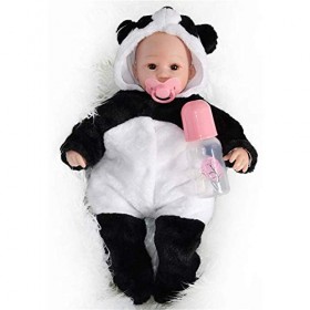 Reborn Baby Dolls, 45Cm Reborn Doll Simulation Jouets pour Enfants Corps Réaliste Les Vêtements De Poupée Peuvent être Enlevé
