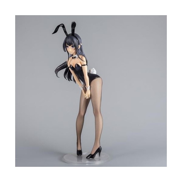 IMMANANT Figurine Hentai Anime Ecchi Mai Sakurajima Bunny Ver. 1/4 Figurine complète Figurines daction Objets de Collection 