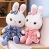 LEIhhdy 55cm-115cm 1pc Mignon Lapin Porter Tissu avec Robe en Peluche Jouet en Peluche Animal Doux Poupées Ballet Lapin pour 