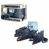 Funko Pop! Rides: GOT - Night King & Icy Viserion - Brille Dans le Noir - Game Of Thrones - Figurine en Vinyle à Collectionne