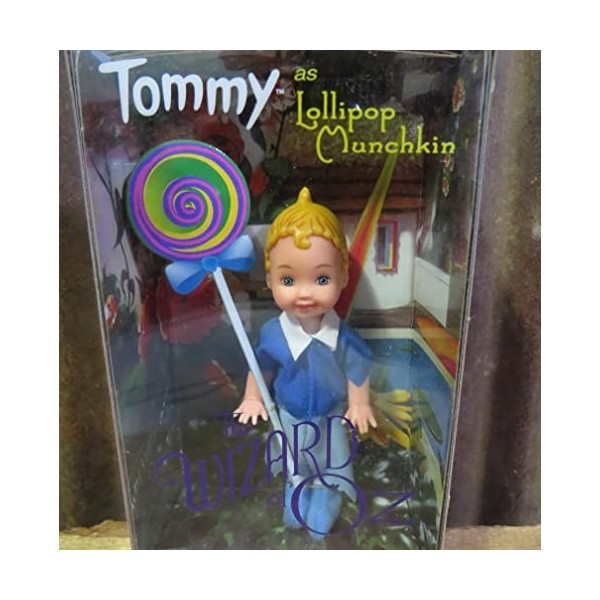 barbie TOMMY LOLLIPOP MUNCHKIN - petit garçon poupée - edition magicien doz - the wizard of oz - mattel 1999