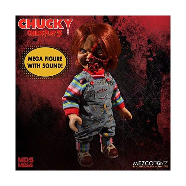 Poupée parlante 15" Childs Play Chucky - Pizza Face Chucky