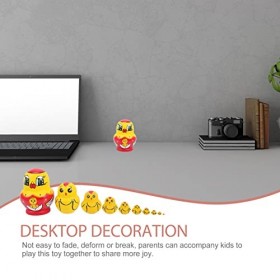 ibasenice 5 Ensembles Adulttoy Jouet Adulte Poulet Décor Empilable Jouet Poupée Russe Adutl Jouet Enfant Cadeaux Adulte Poupé