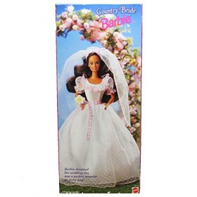 Barbie Country Bride Doll Brunette Wal Mart Special Edition 1994 