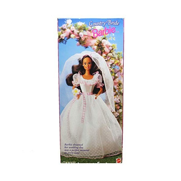 Barbie Country Bride Doll Brunette Wal Mart Special Edition 1994 