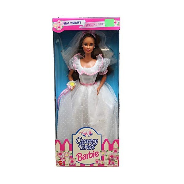 Barbie Country Bride Doll Brunette Wal Mart Special Edition 1994 