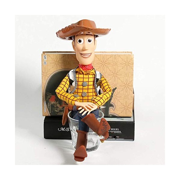 2 pièces 38 cm Toy Story Talking Woody Jessie Buzz Lightyear Rex Bullseye Figurine de collection Poupée de jouet Que parler