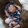 Lovely Sleeping Reborn Baby Girl/Boy Doll Toddler Toy Silicone Full Body 19Inch Nouveau-né Poupée Enfants Jouet Adultes Accom