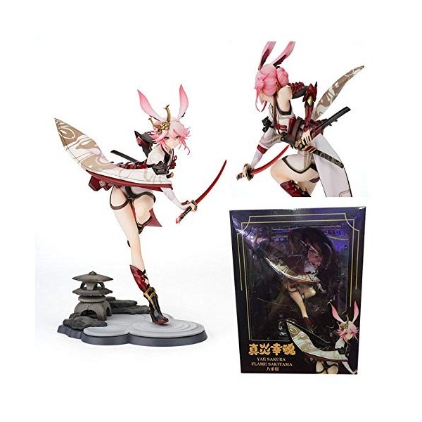 CDJ® Statue Anime 26cm Anime Sakura Girl Anime PVC Action Poupée Jouet Anime Poupée Enfant Jouet