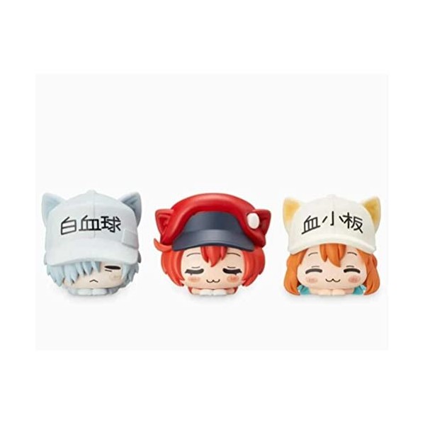 YLJXXY Action Anime Figures 5cm Cells at Work! 3 pcs de Set animé Poupée Modèle Poupée PVC Statues Statues PVC Toys Figurine