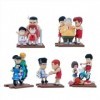 Set of 5 Slam Dunk Figure, Figurine Jouet, PVC Figurine Statues Décoration Collectibles Jouet Animations Personnage Modèle, A